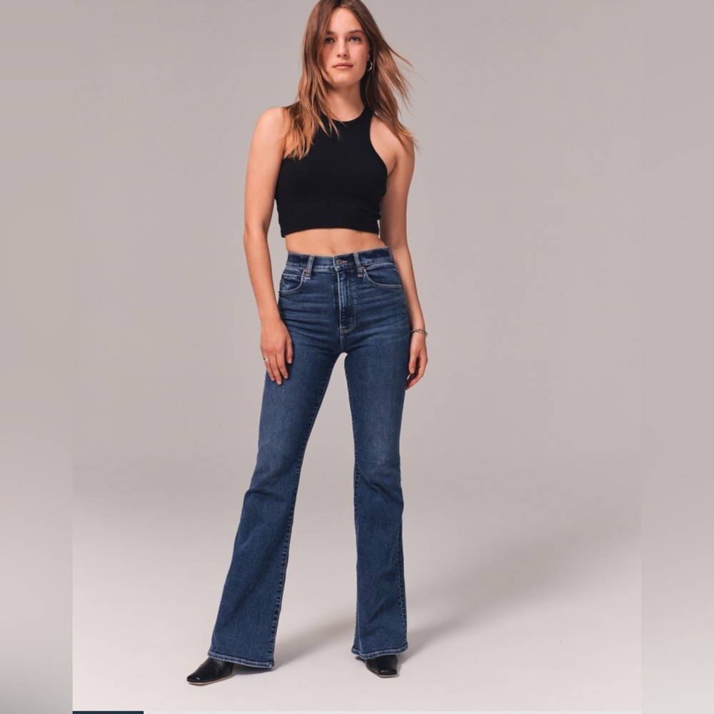 Abercrombie and Fitch flare jeans